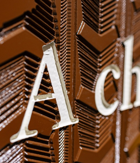 Close up of Brown Optimism detail